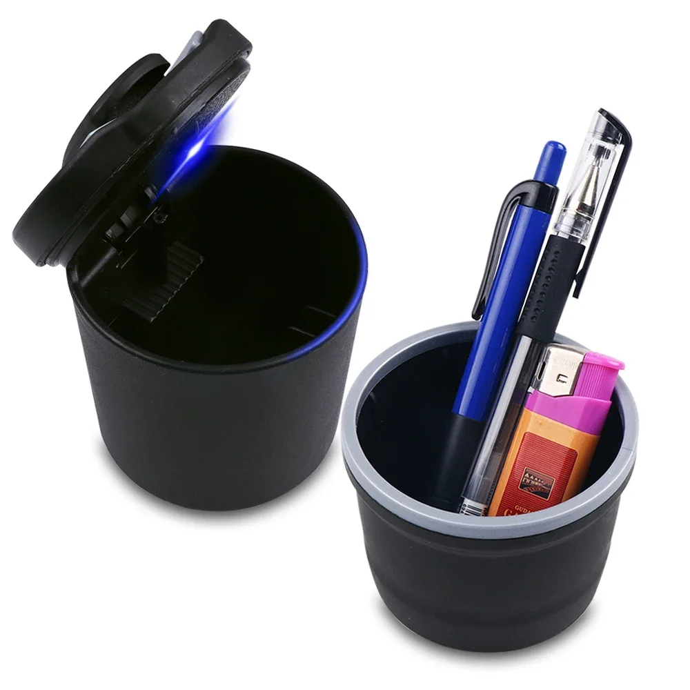  المحمولة سيارة LED منفضة سجائر العالمي السيارات منفضة سجائر السجائر الرماد أصحاب كوب لهوندا سيفيك XR-V HR-V مدينة أوديسي سبيور CRV #3