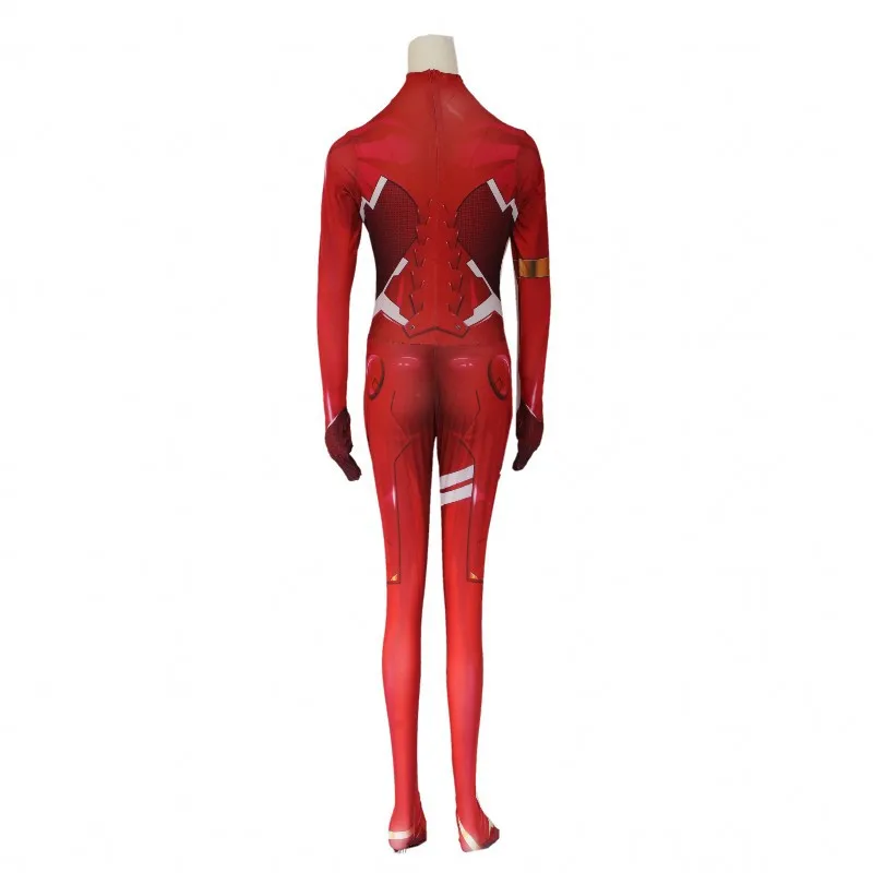 Anime Darling In The Franxx 02 Zero Two Cosplay Costume for Women Halloween Costume 3D Printing Bodysuit Zentai Suit