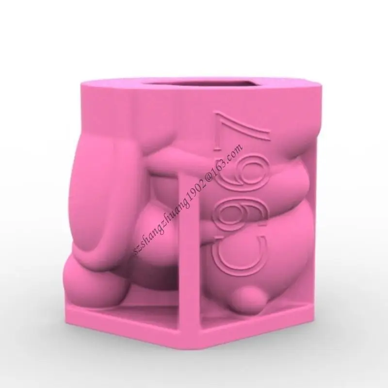 

Q6RB Decorative Plant Pots Molds for Succulent Containers and Stationery Holders