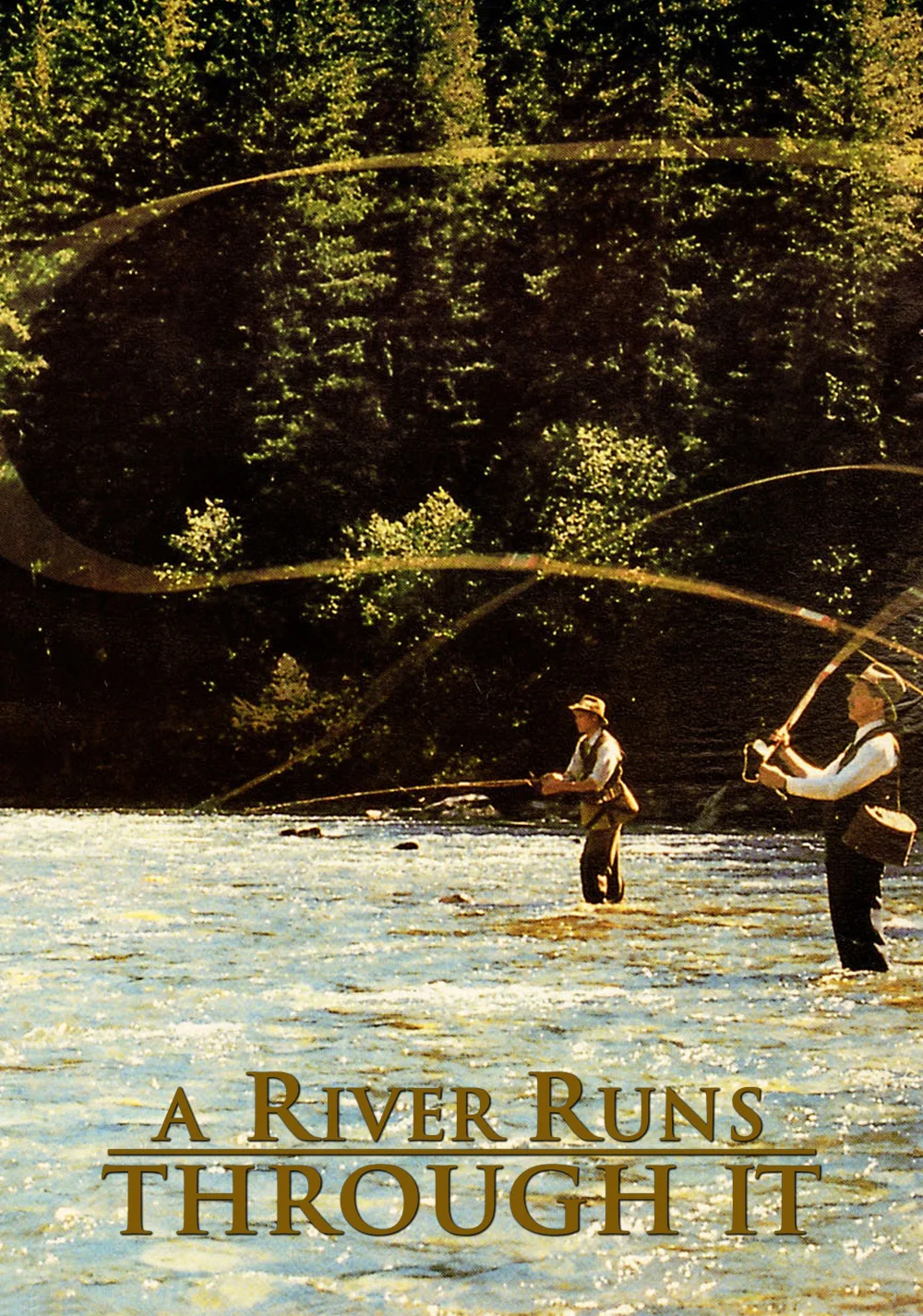 Film Een rivier stroomt erdoor Poster Canvas Schilderij Wanddecoratie Huisdecoratie