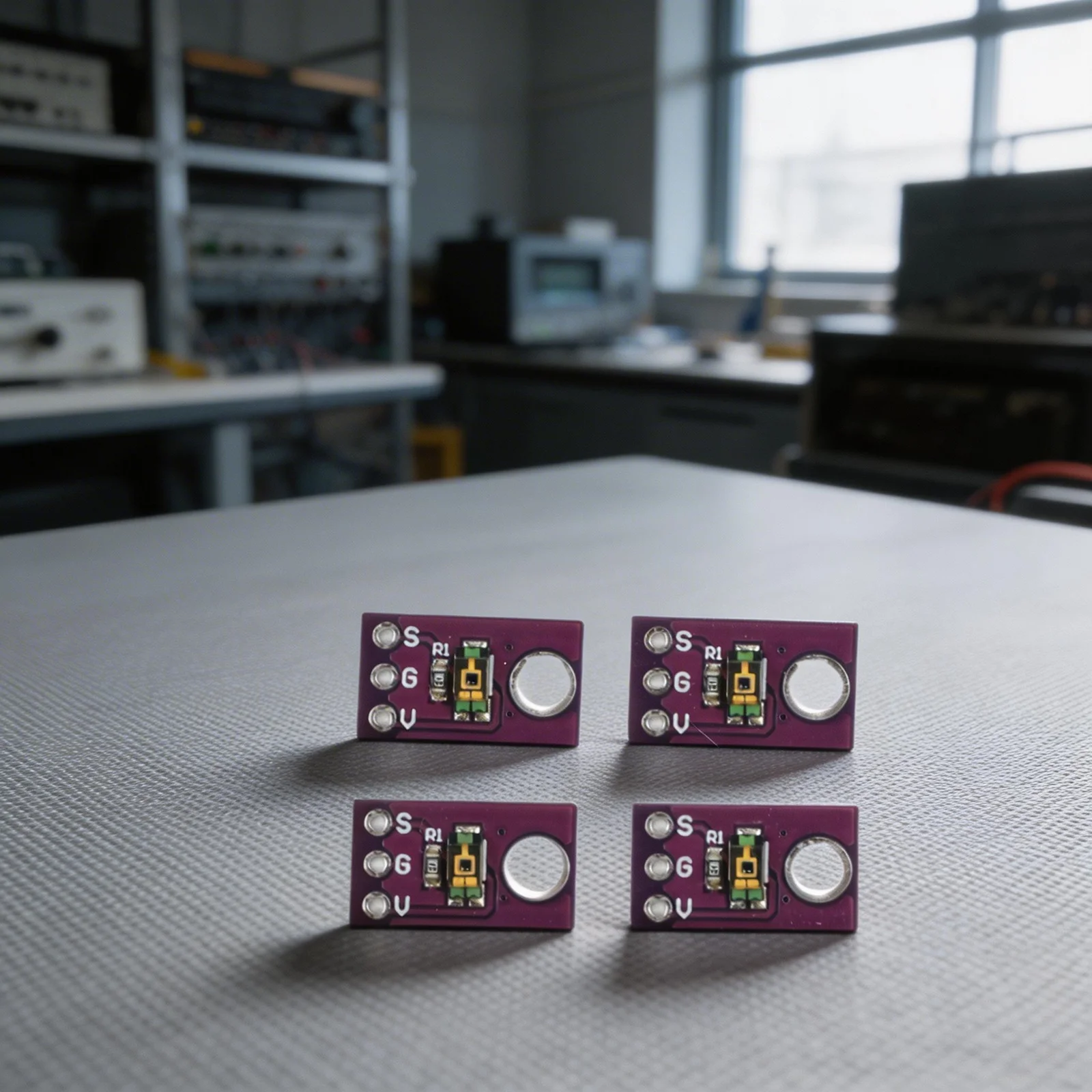 10pcs TEMT6000 ambient light sensor modules with precise light measurement from 1 to 1000 Lux for smart home device projects