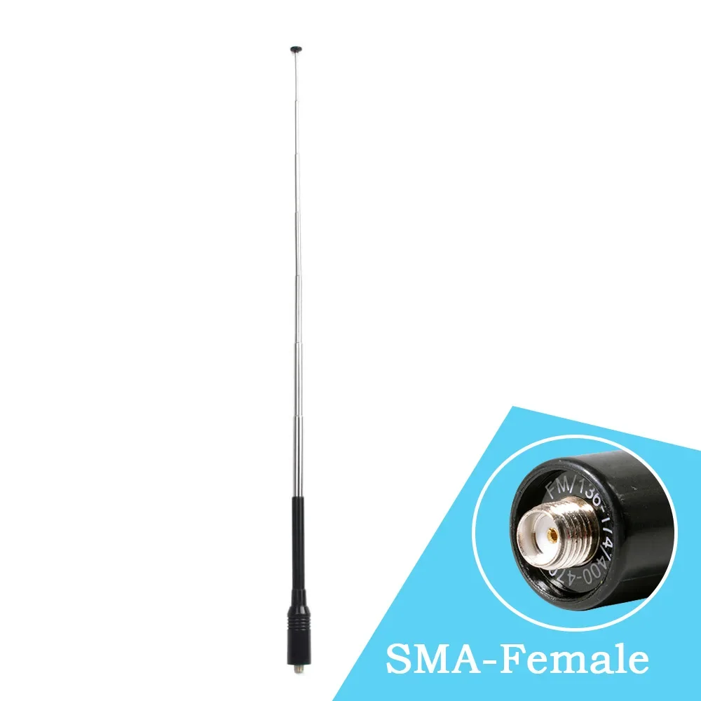 NAGOYA NA-773 SMA Mannelijke Tweeweg Raido Telescopische Antenne Voor Ja VX-160 400 300 800 Woxun LT-6100 Tonfa UV-985 Zastone ZT-2R
