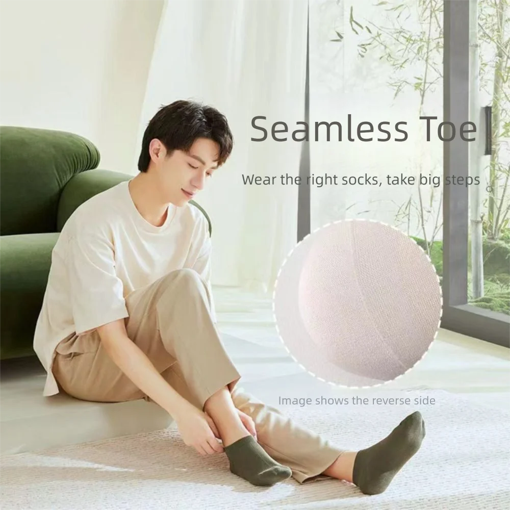 12 Pairs/Set Breathable Men's Summer Socks Sweat Absorbing Thin Man Boat Socks Comfortable Quick Dry Mesh Short Socks Cycling