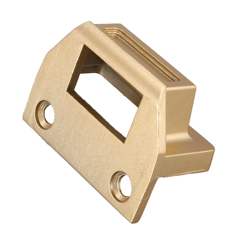 Zinc Cylinder Deadbolt Latch Lock for Night Gate Door Entrance,Gold Finish