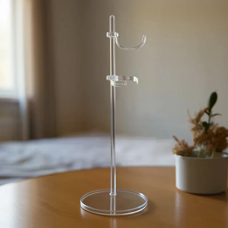 Soportes para muñecas de 5 uds., estante de exhibición Universal ajustable para muñecas, estantes transparentes, soporte para modelo de maniquí, soporte para vestido de muñeca