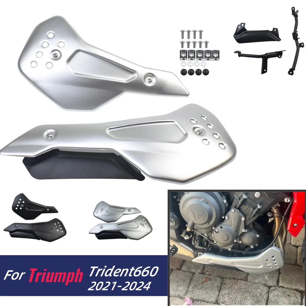 

For Trident 660 Belly Pan Engine Chassis Spoiler Fairing Guard Cover Protector For Triumph Trident660 2021-2024 Motorcycle Parts