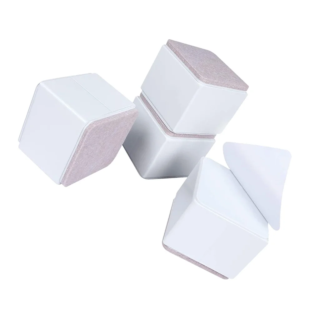 

4 шт., увеличивающие подушечки, квадратные ножки стола, нескользящая износостойкая мебельная подставка, подъемная подставка для дивана-кровати, чайного столика для дома