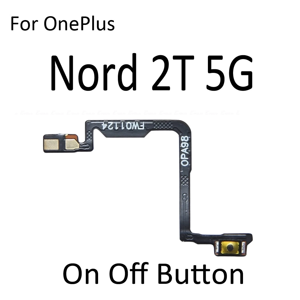 Power ON OFF Mute Switch Control Key Volume Button Flex Cable For OnePlus Nord 2 2T 5G Replacement Parts