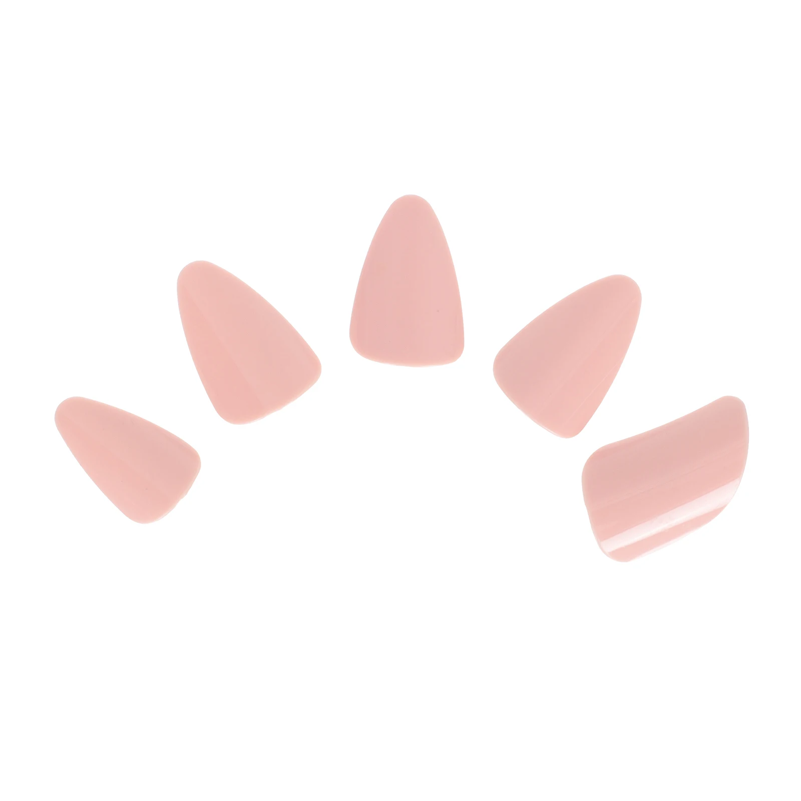 5 個のリュートネイルプロテクター 弦楽器演奏用プレミアムフェイクネイル 暖かい音 中程度の硬度 指先保護