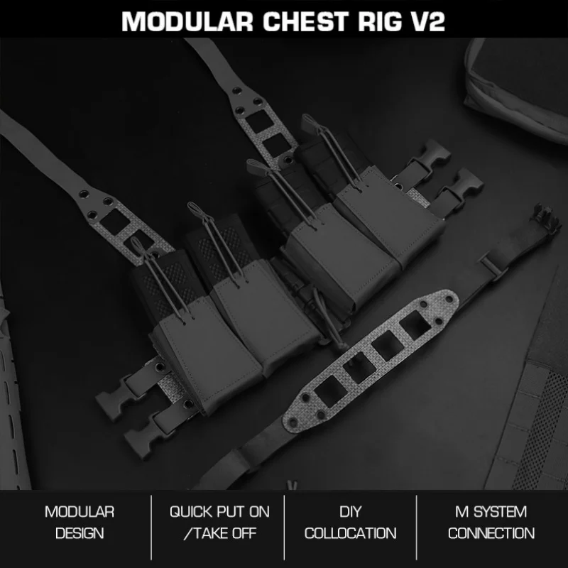 Modular chest hanger V2, lightweight modular chest hanger, can be DIY freely matched and quickly put on and off