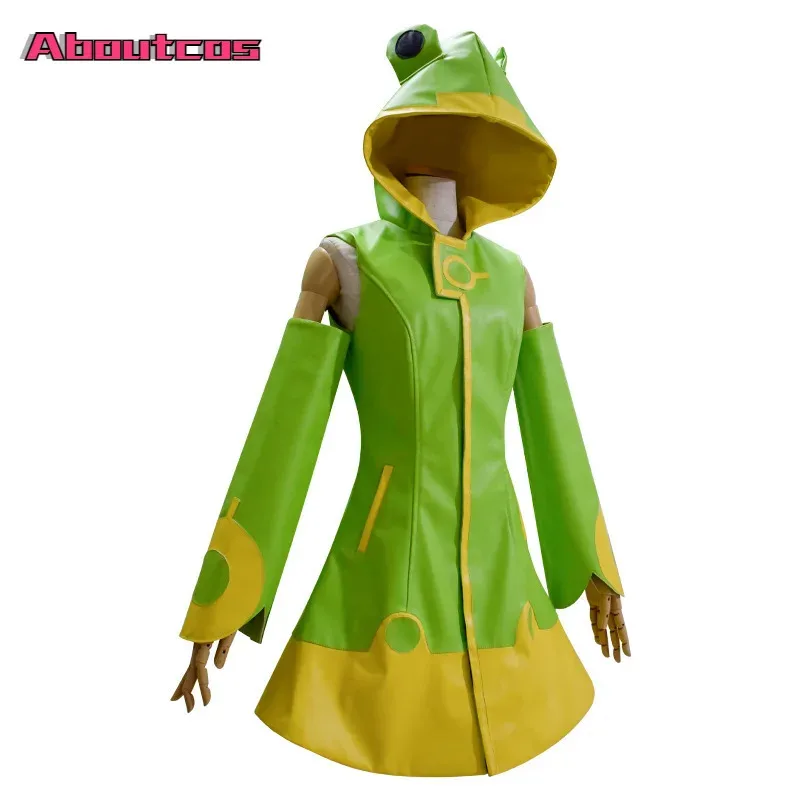 Per bambini adulti Trasparente Morsetto per carta Card Captor Sakura Kinomoto Sakura Cosplay Costume da rana + Copriscarpe Impermeabile Halloween