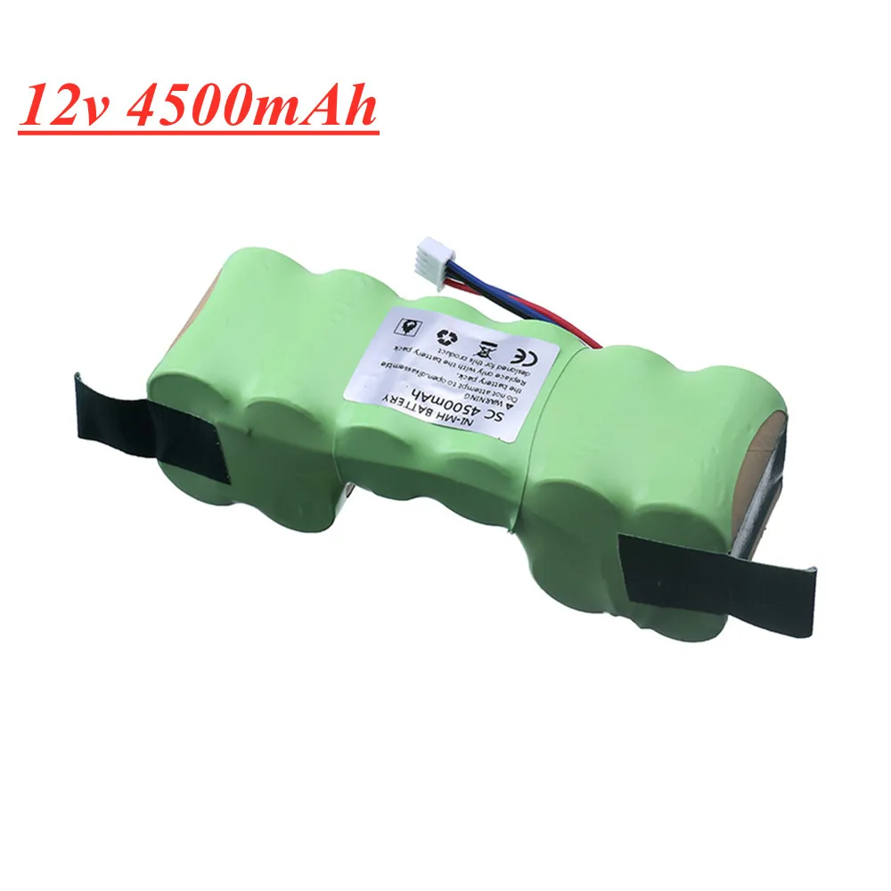 12v 4500mah NiMH Battery For Ecovacs Deebot DE55 DE5G DM88 DD35 DG710 DG716 902 901 610 Robotic Vacuum Cleaner Accessories