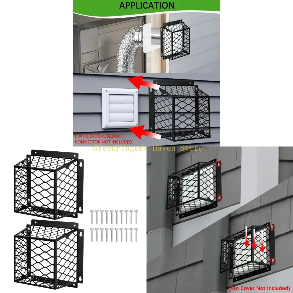 

F68d 2pcs Dryer -Vents вентиляционные отверстия защитные отверстия в отверстия вентиляционные отверстия крышка охраняем