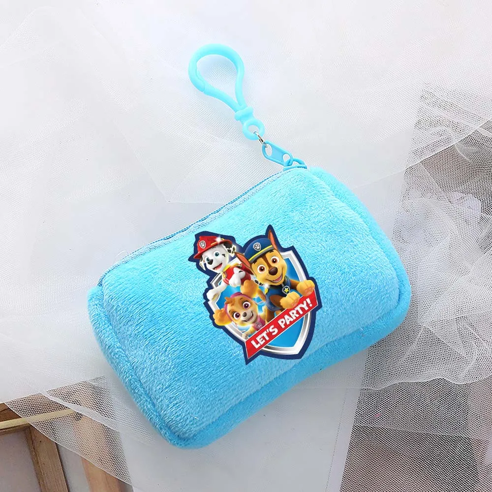 Paw Patrols Kawaii Makeup Bag Cartoon Puppy Figure Print Girls Mini Cosmetic Bags Dog Skye Chase Corn Purse Card Holder Pouch