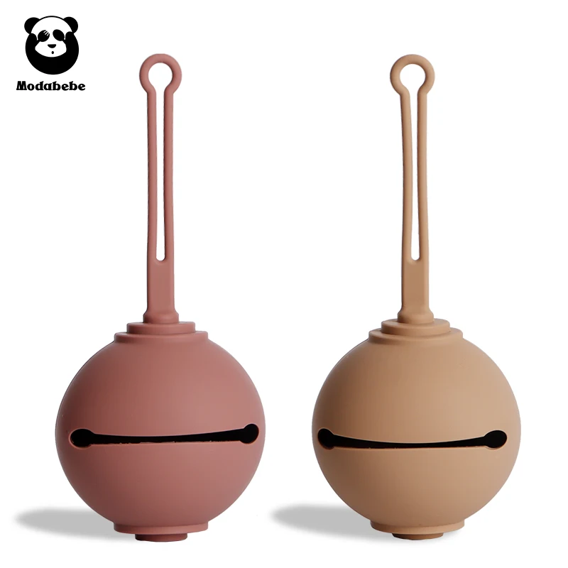 

Modabebe Pacifier Storage Box Food Grade Silicone Baby Pacifier Holder Newborn Portable Soother Container Case
