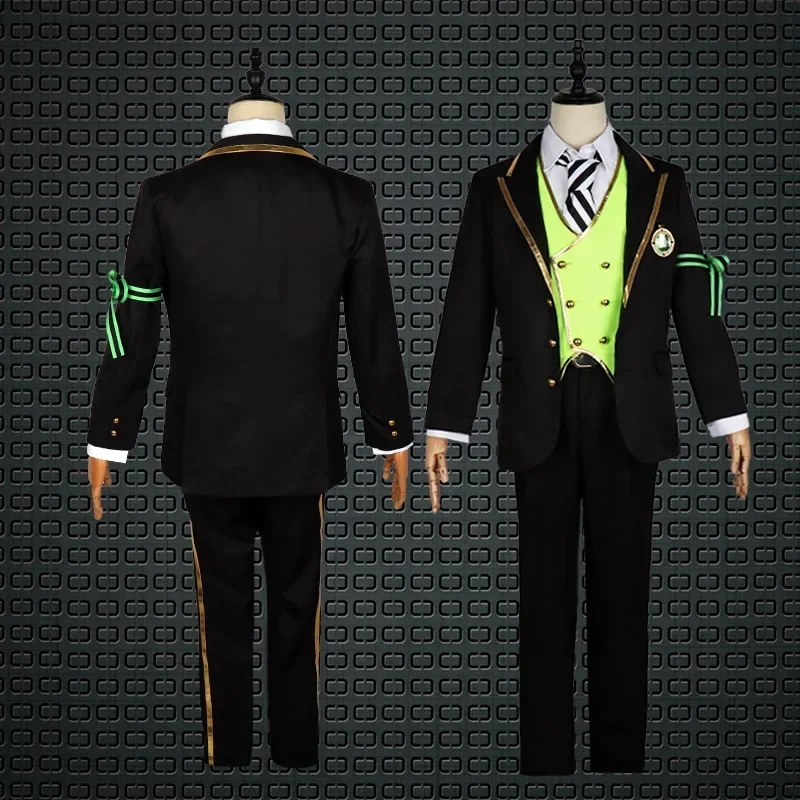 Anime Game Twisted Wonderland Cosplay Costume Men School Uniforms Riddle Floyd Lilia Costumes For Halloween Party MN3