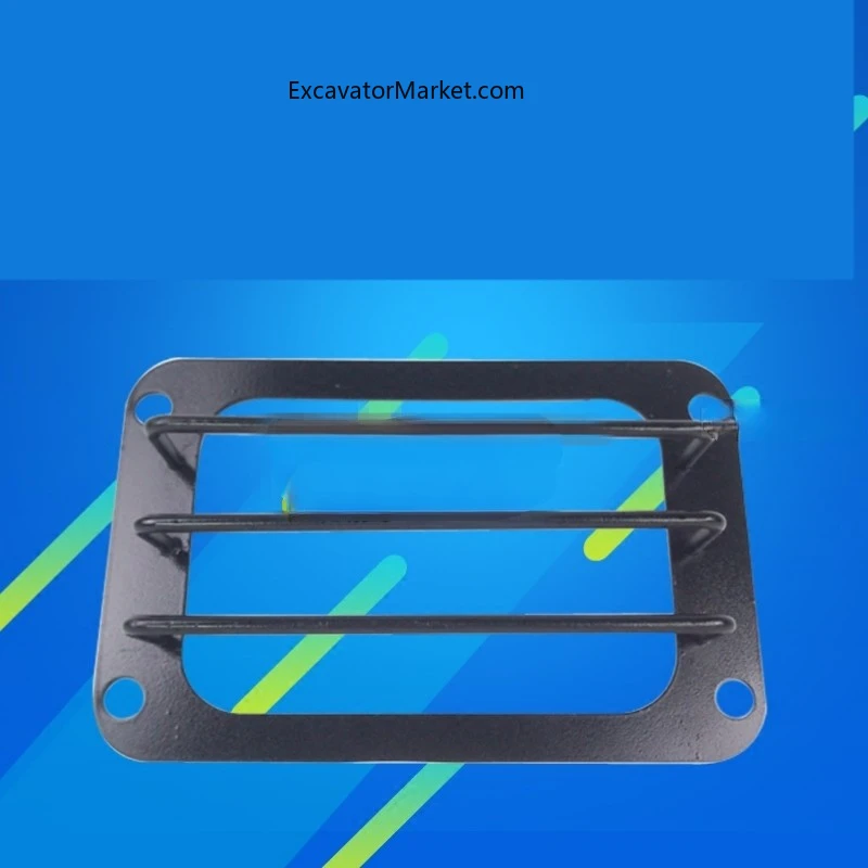 Excavator Parts For Doosan Dh Dx Daewoo 150/215/220/225/300-5-7 Headlight Iron Lampshade Protective Cover Excavator Accessories