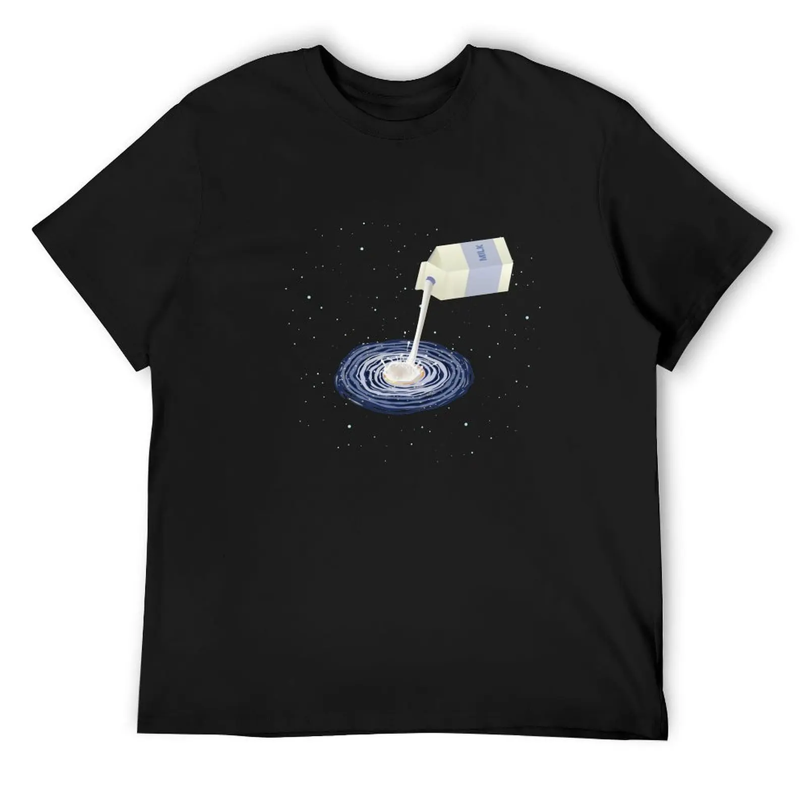 Pouring Milk Into Milkyway T-Shirt vintage anime shirt custom shirt man t shirt hippie clothes plain t shirts men