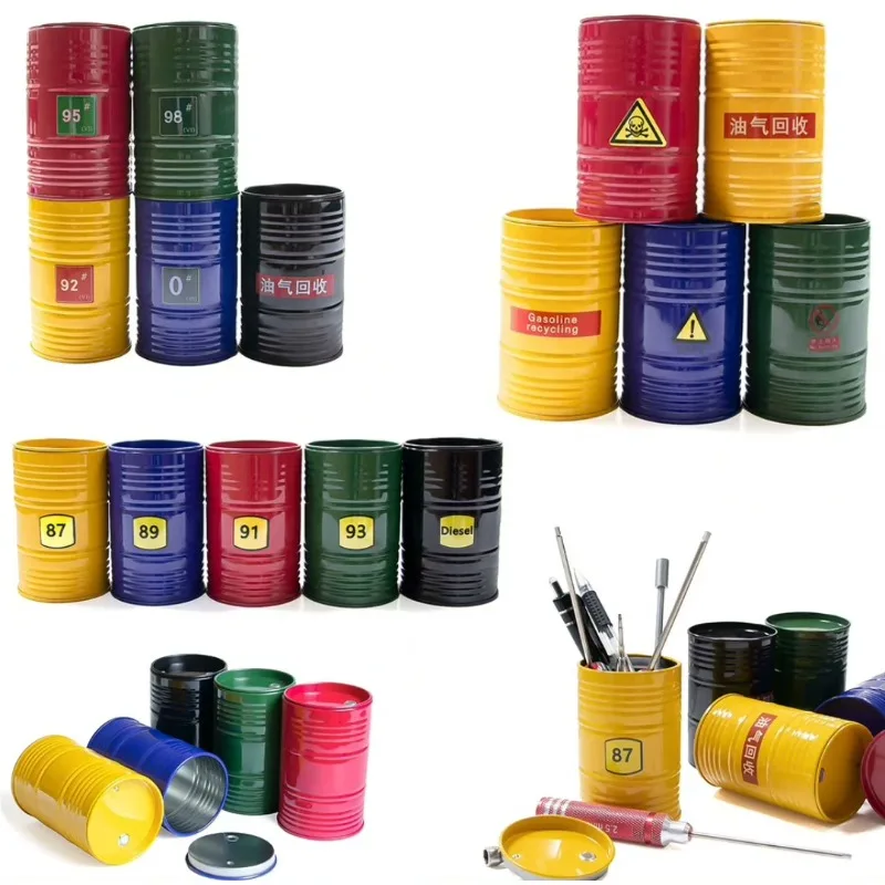 Simulated oil drum decorative mood piece for 1/8 1/10 RC Crawler Car TRX4 Defender AXIAL SCX10 RC4WD D90 D110 TRX6 MK07 Tank 300