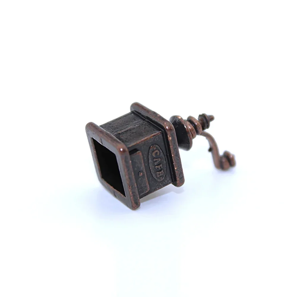 1/12 casa de bonecas miniaturas mini metal vintage moedor café modelo brinquedo para casa boneca acessórios decoração ob11 bjd