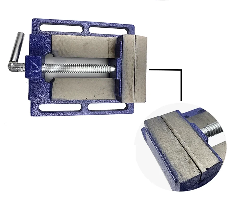 2.5/3 Inch Working Table Drill Milling Machine Stent Parallel Jaw Vice Drill Press Vise Multifunctional Worktable Adjust