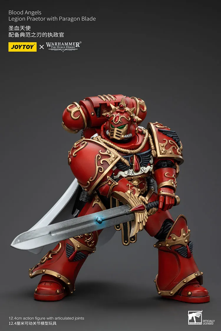 JOYTOY ウォーハンマー「ホルス異端」ブラッドエンジェルズ軍団プレトロアパラゴンブレードアクションフィギュア人形装飾ギフト収集