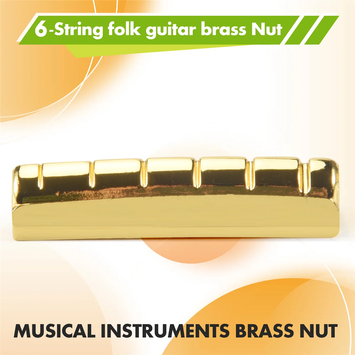 Гитарная латунная гайка AA85 для акустики или золота