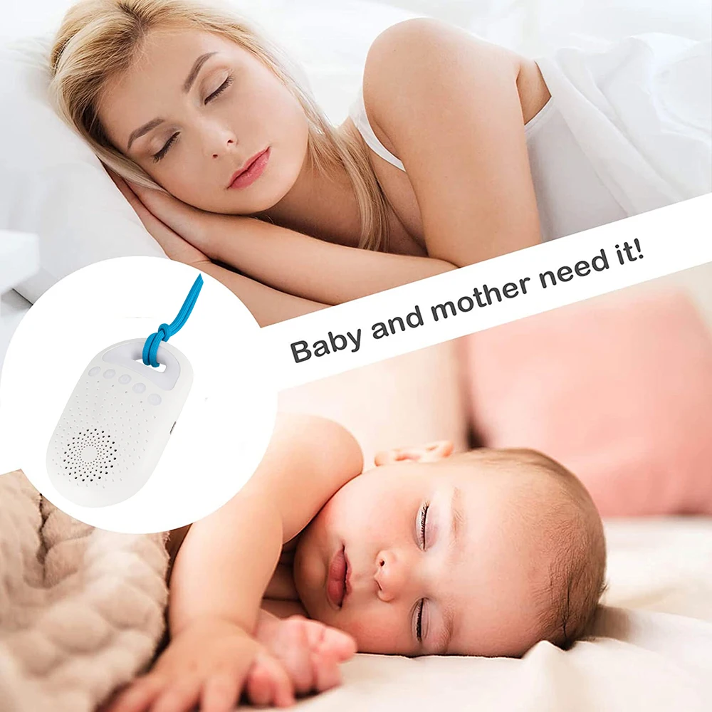 آلة نوم الطفل آلة صوت الضوضاء البيضاء لنوم الطفل 26 أصوات مهدئة 15/30/60/90 دقيقة مؤقت مدمج LED ضوء الليل #5