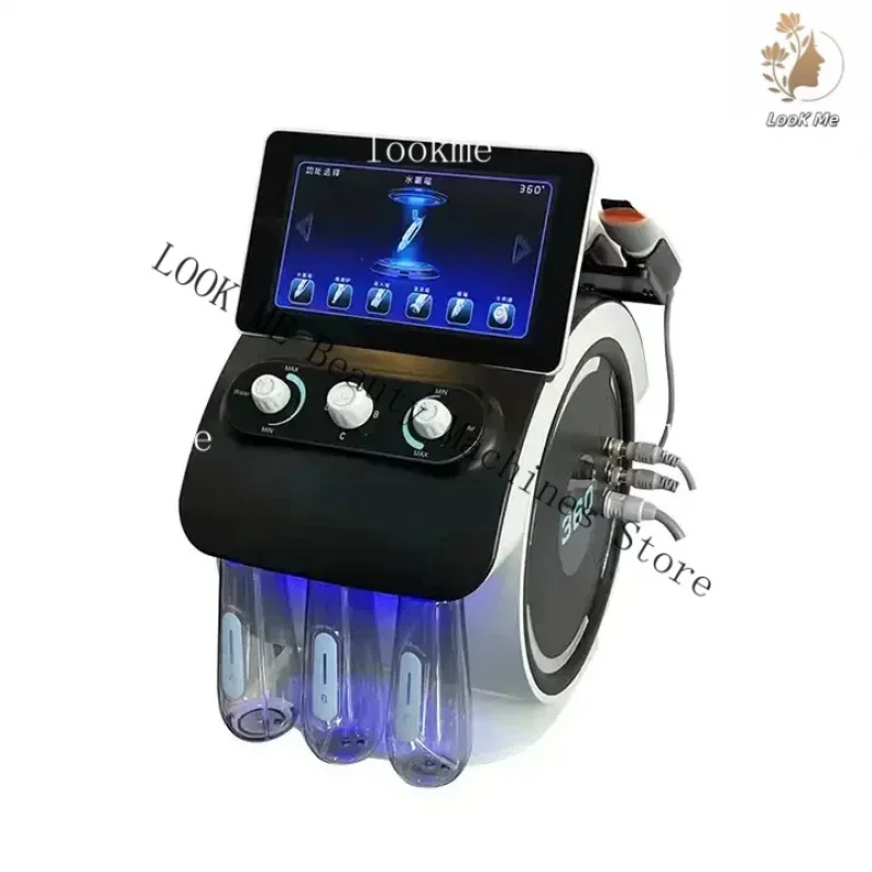 New Hydro Machine 6 In 1 Multifunction HD Camera Scan Hydro Blackhead Removal Hydro Facial Dermabrasion Machine