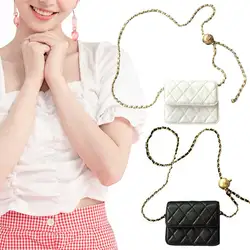 Women Quilted Crossbody Purse Versatile Y2k Shoulder Bag Casual Satchel Sling Purse Leather Hobo Bag Girl Stylish Purse