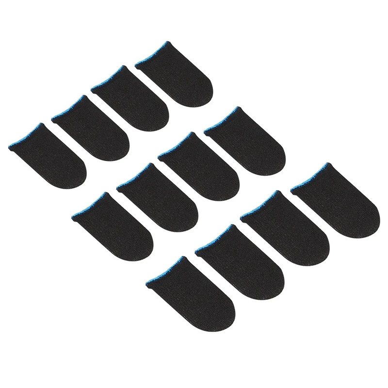 18-Pin Carbon Fiber Finger Sleeves For PUBG Mobile Games Contact Screen Finger Sleeves(240 Pcs)