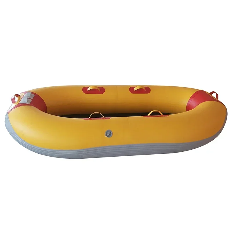 China 2.2m sea river white water 0.9mm pvc floating pontoon raft boat inflatable for sale