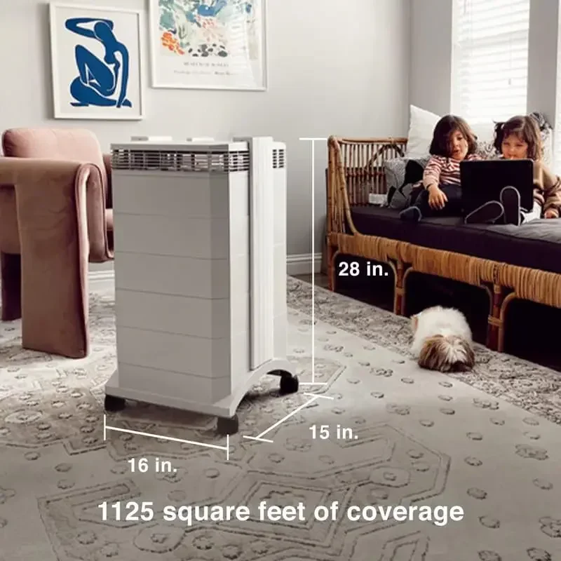 IQAir HealthPro Plus Air Purifier - Medical Grade HyperHEPA filter for home large room up to 1125 sq ft - for Viruses, Bacteria