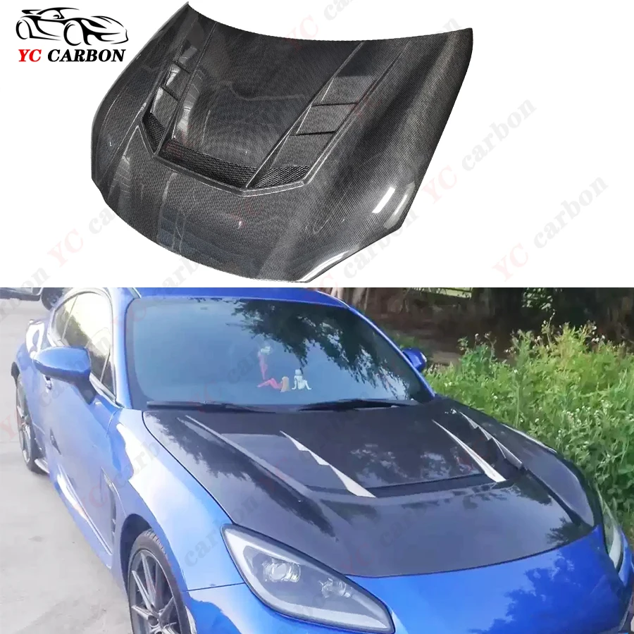 

Carbon Fiber Original Hood For Toyota GR86 Subaru BRZ 2019+ VRS Style FRP Front Hood Ventilation Cover Upgrade body kit