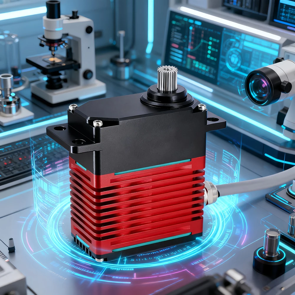 DES110 110Kg Servo sin escobillas de alto par de alta potencia 12V/24V 180 ° /270 °   Servo impermeable IP67 para automatización CNC de robótica de avión