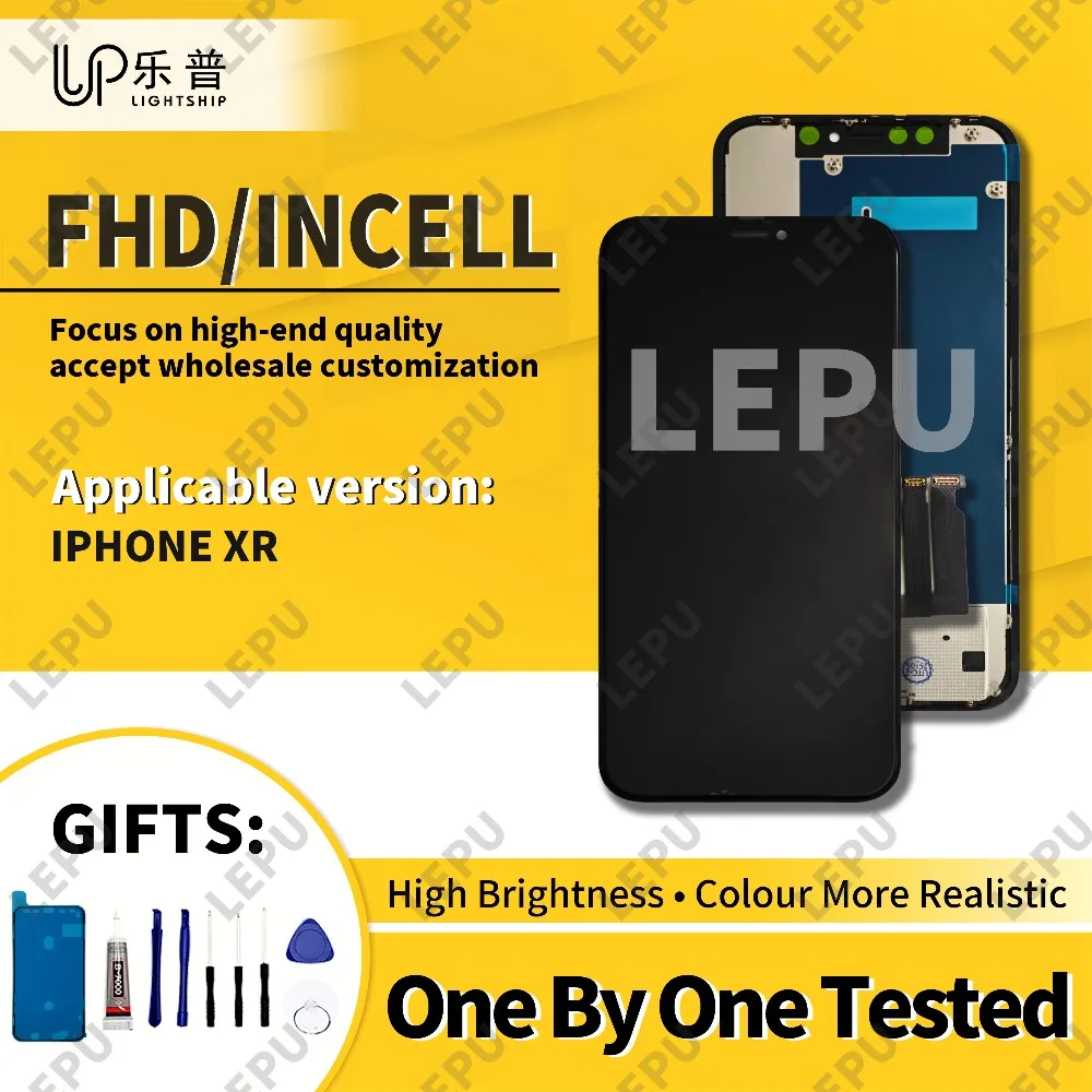 

OLED-дисплей для сенсорного экрана iPhone XR. Сенсорный экран INCELL в сборе для iPhone XR.