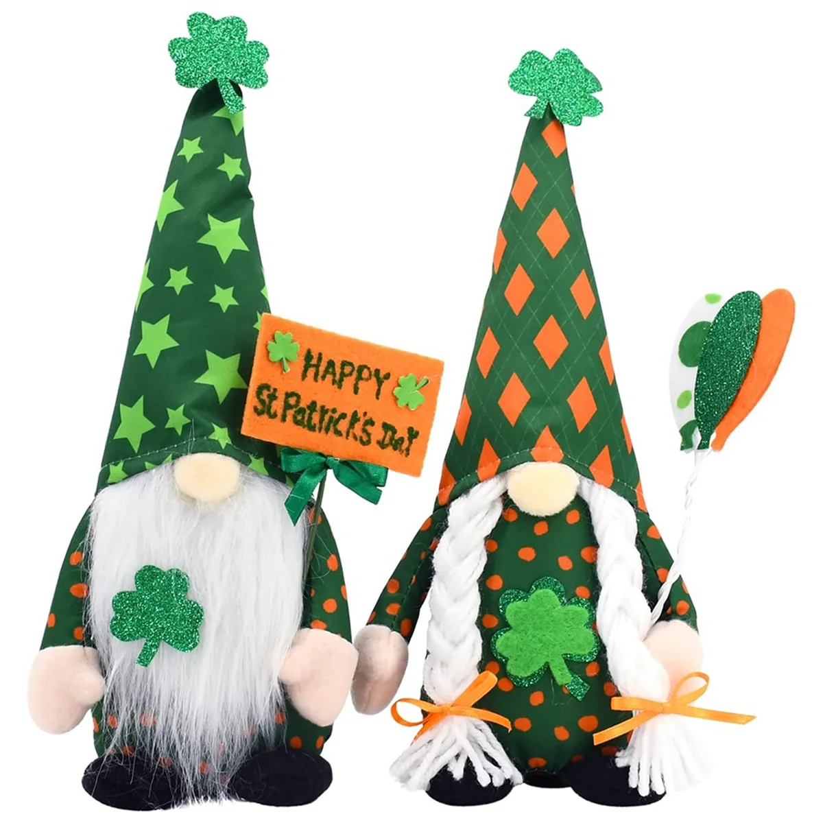 St Patricks Day Gnomes Decor St. 'S Day Decorations Irish Plush Gnome Ornaments for Home