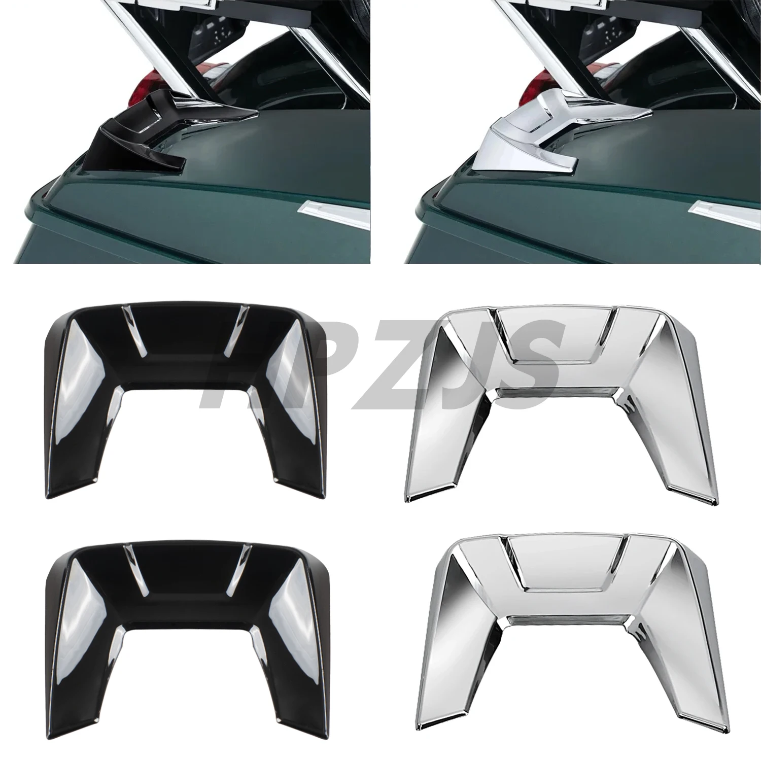 

Motorcycle Speedform Saddlebag Lid Spoilers For Harley Touring Electra Street Road King Glide Police FLHTP Ultra Limited 2014-Up