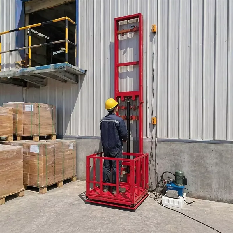 2026 500kg Capacity Residential Freight Elevator Wall Mounted Small Vertical Goods Lift