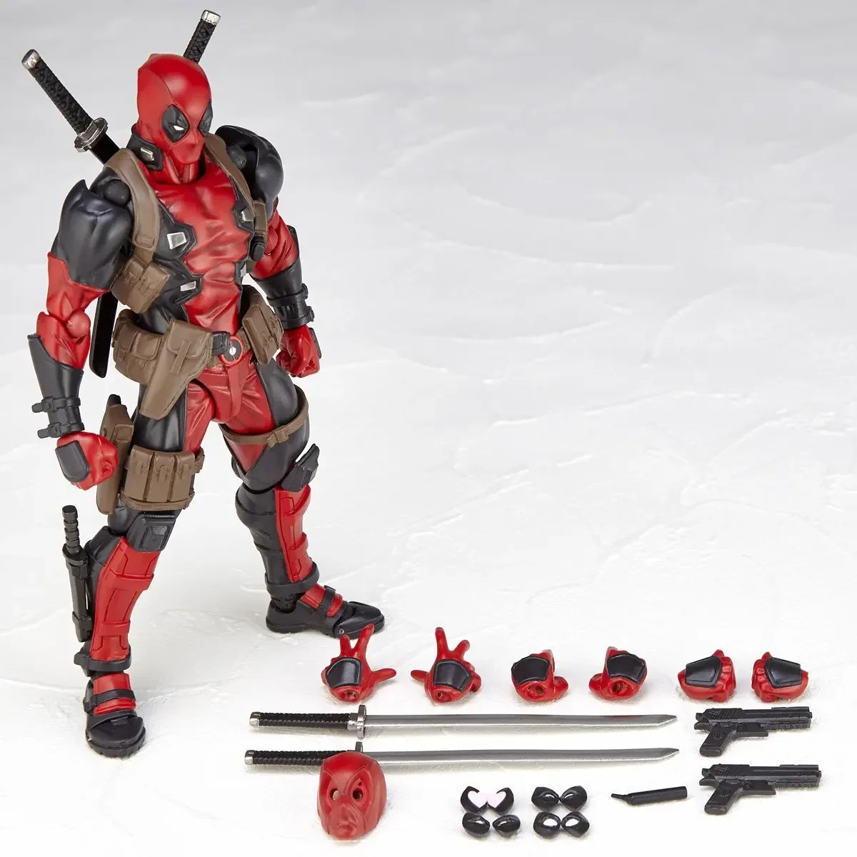 Bandai Super Hero Incredibile Yamaguchi Deadpool Action Figure Giocattoli Piscina Morta Statue Mobili Modello Bambola Ornamenti Da Collezione Giocattolo