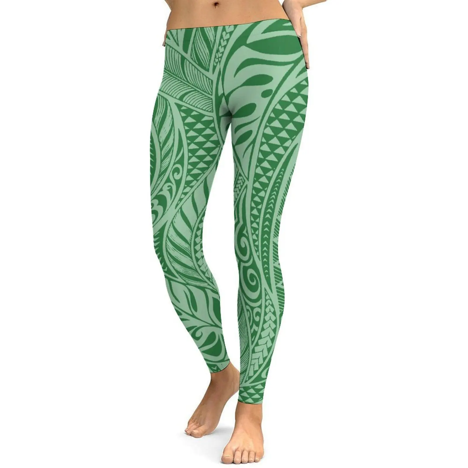 Women's Yoga Pants Tight Beautiful Pattern Print Four Seasons Universal Polynesian Track Pants 2024 Fashion Art Pattern Custom