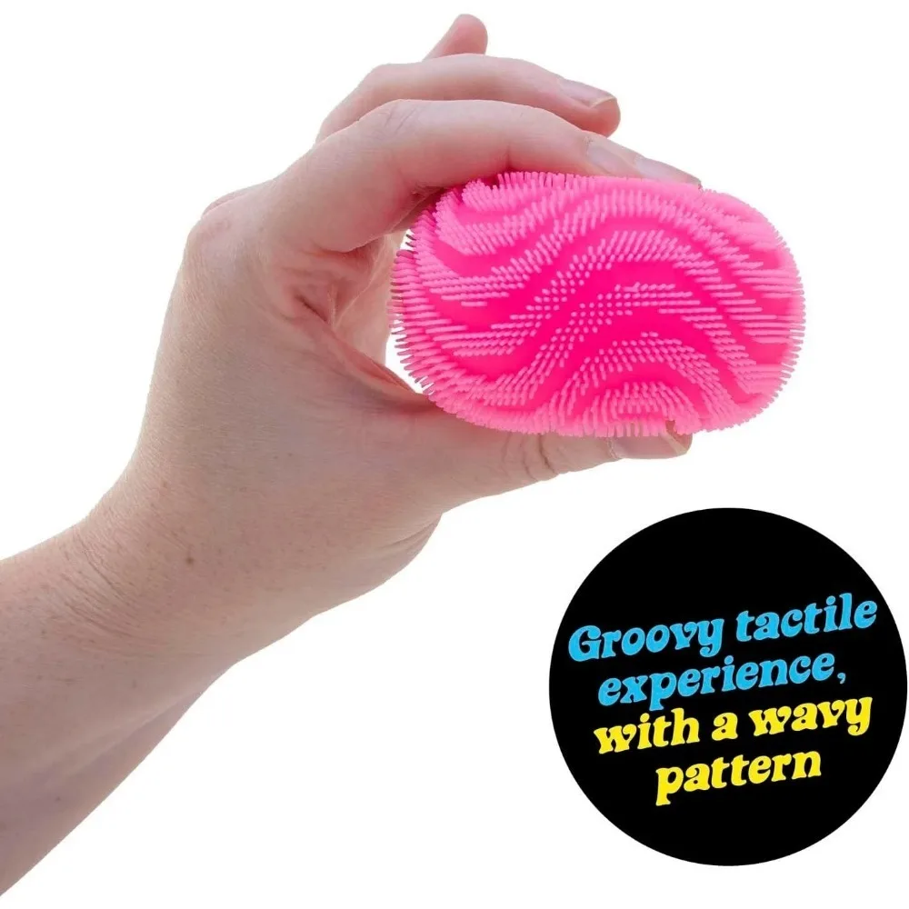 Fuzz Ball Squishy Stress Ball, Soft Fidget Squishy Fuzz Squeeze Ball for Adults,Anxiety Stress Relief Toys, Party Favors Gift for Adults, Fun Christmas Gift, Party Favors Gifts, Prizes for Students