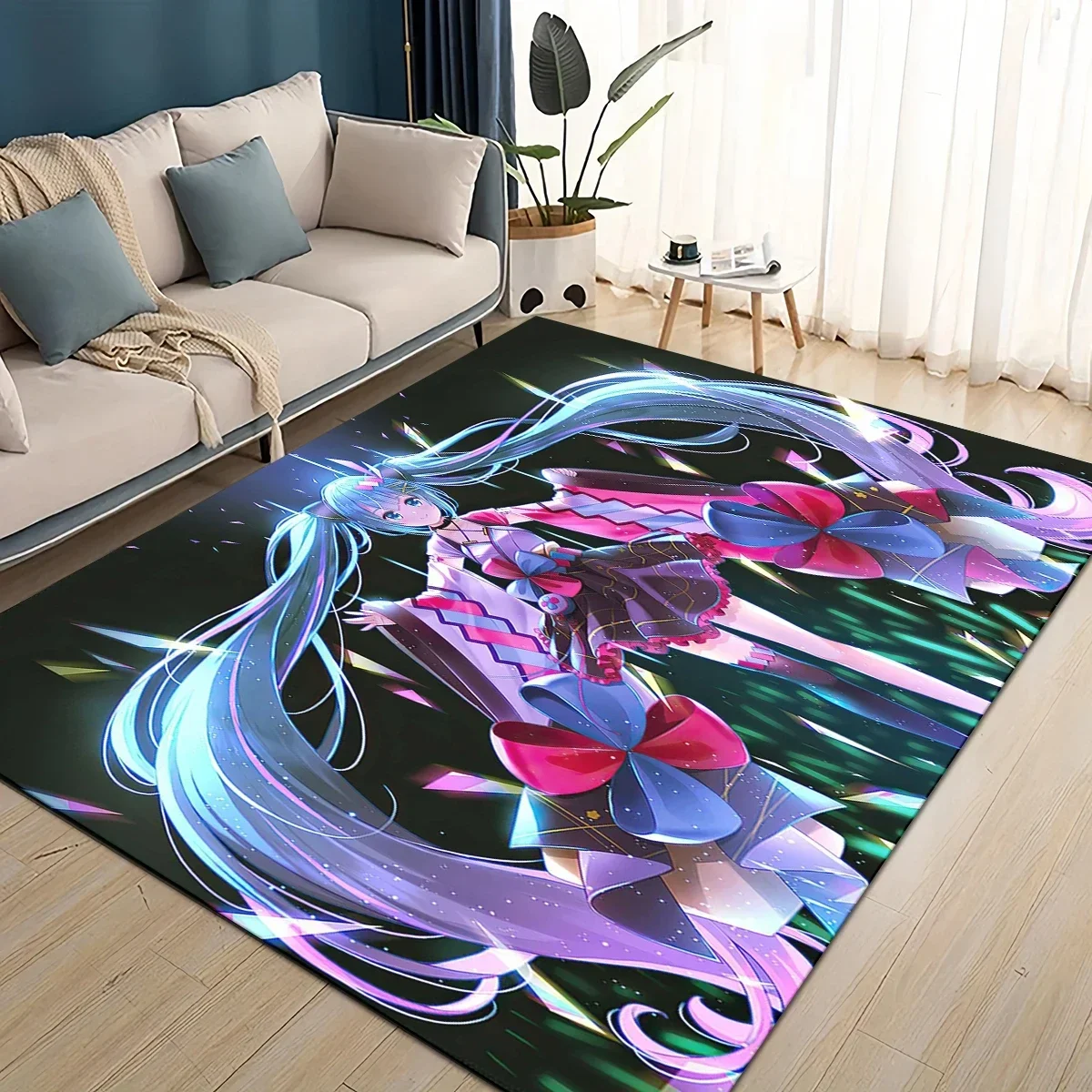 3d-m-mikus-音楽-vocaloid-漫画少女ラグカーペット-リビングルーム-ベッドルーム-ホームデコレーション用-子供用プレイ用-滑り止め-ソファドアマット用