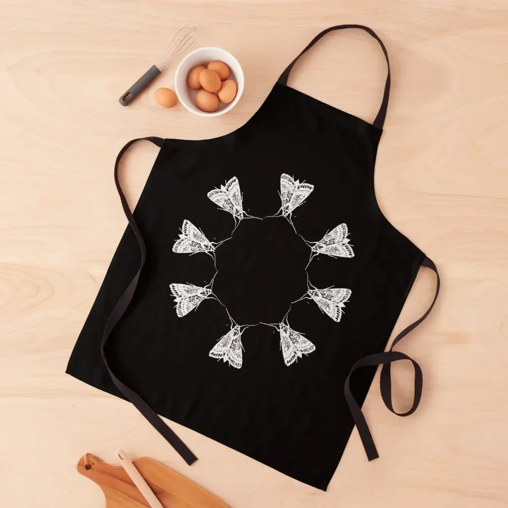 

Circle of Moths Apron kitchen item Kitchens For Men kitchen girl Apron