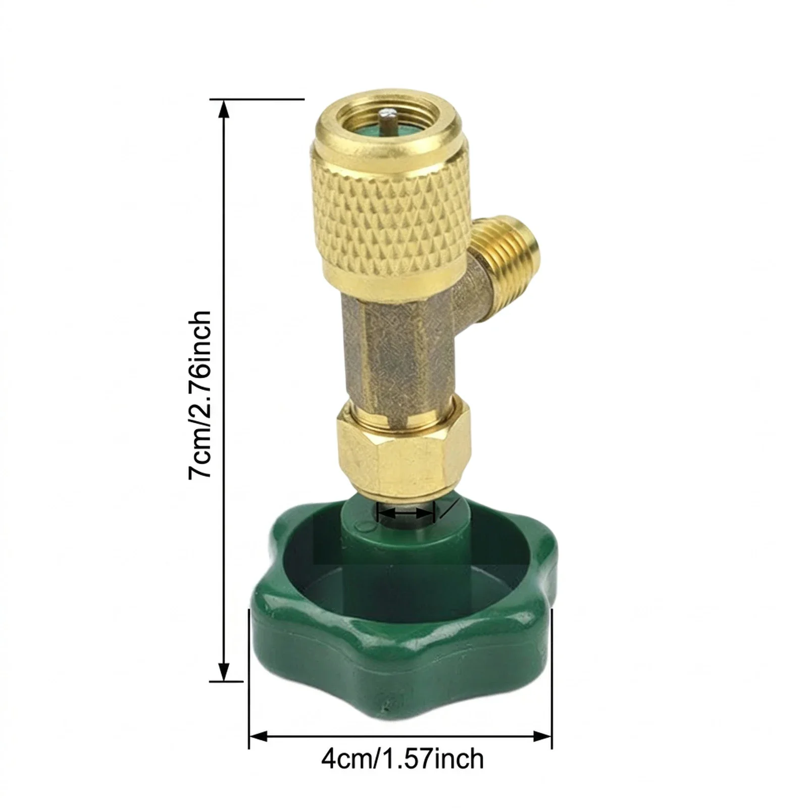 Tap Valve Bottle Opener For Refrigeration Technicians Working With For 7/16-28 UNF Thread And Standard Fittings