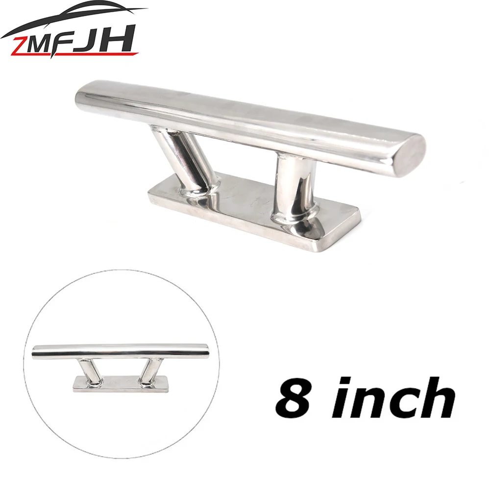 

316 Stainless Steel Boat Mooring Dock Deck Rope Cleat 8 inch Marine Cleat For Marine Boat Yacht Accessories Anchor Dock Yacht