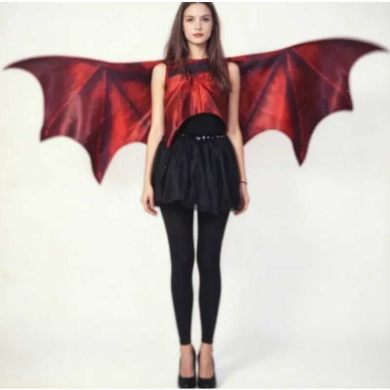 

2026 Dragon Costume Horns & Wings Accessories Breathable Mesh & Comfortable Carnival Cosplay Themed Party