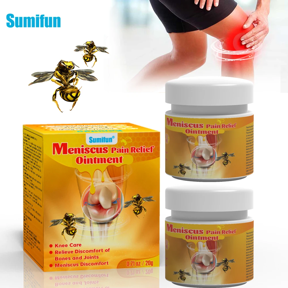 

1/2/3Pcs Sumifun Bee Venom Pain Relief Cream Synovitis Meniscus Analgesic Arthritis Rheumatoid Joints Muscle Knee Back Ache Care