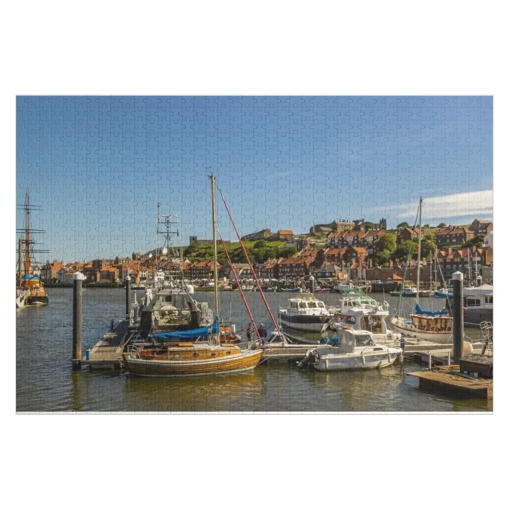 Whitby Harbour Yorkshires Finest Jigsaw Puzzle Wood Adults Personalised Toys Puzzle