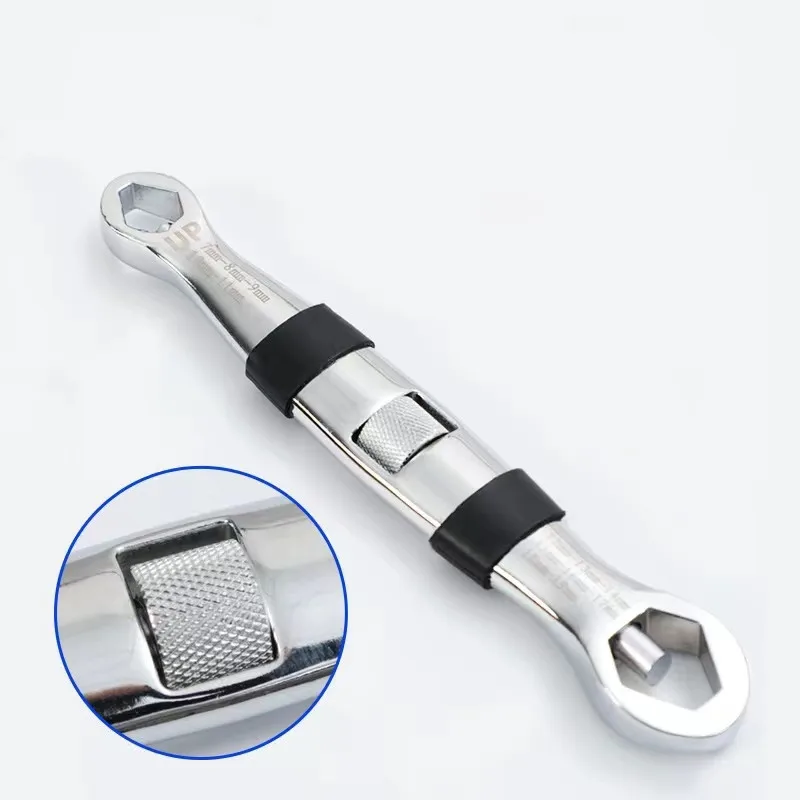 （1）Universal Wrench 23 In 1 Wrench Set Ratchets Adjustable Spanner 7-19mm CR-V Key Flexible Multitools Hand Tool For Car Repair